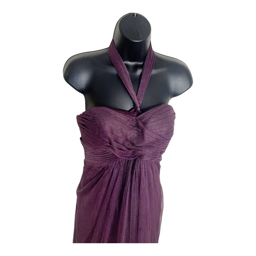 Jenny‎ Yoo Annabelle Convertible Tulle Bridesmaid Prom Dress Raisin Size 4 New - Picture 5 of 11